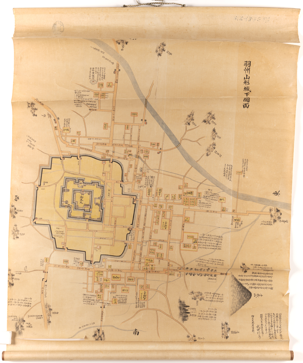〔地図〕羽州山形城下絵図