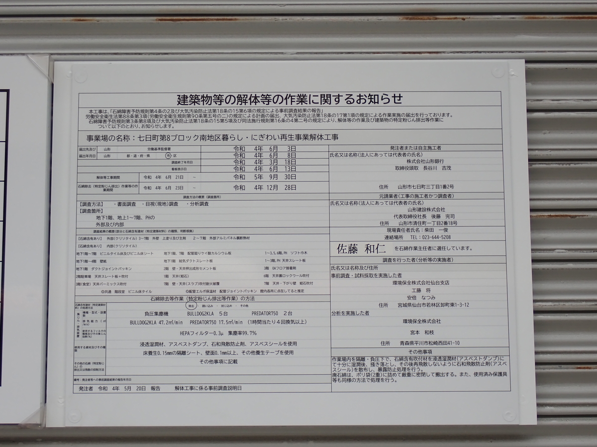 〔七日町写真〕2022年6月29日撮影