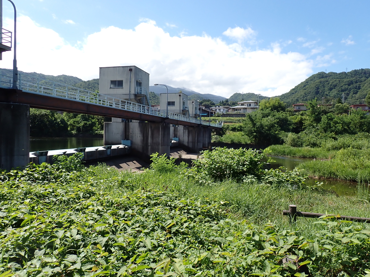 〔山形五堰写真〕馬見ヶ崎川合口頭首工