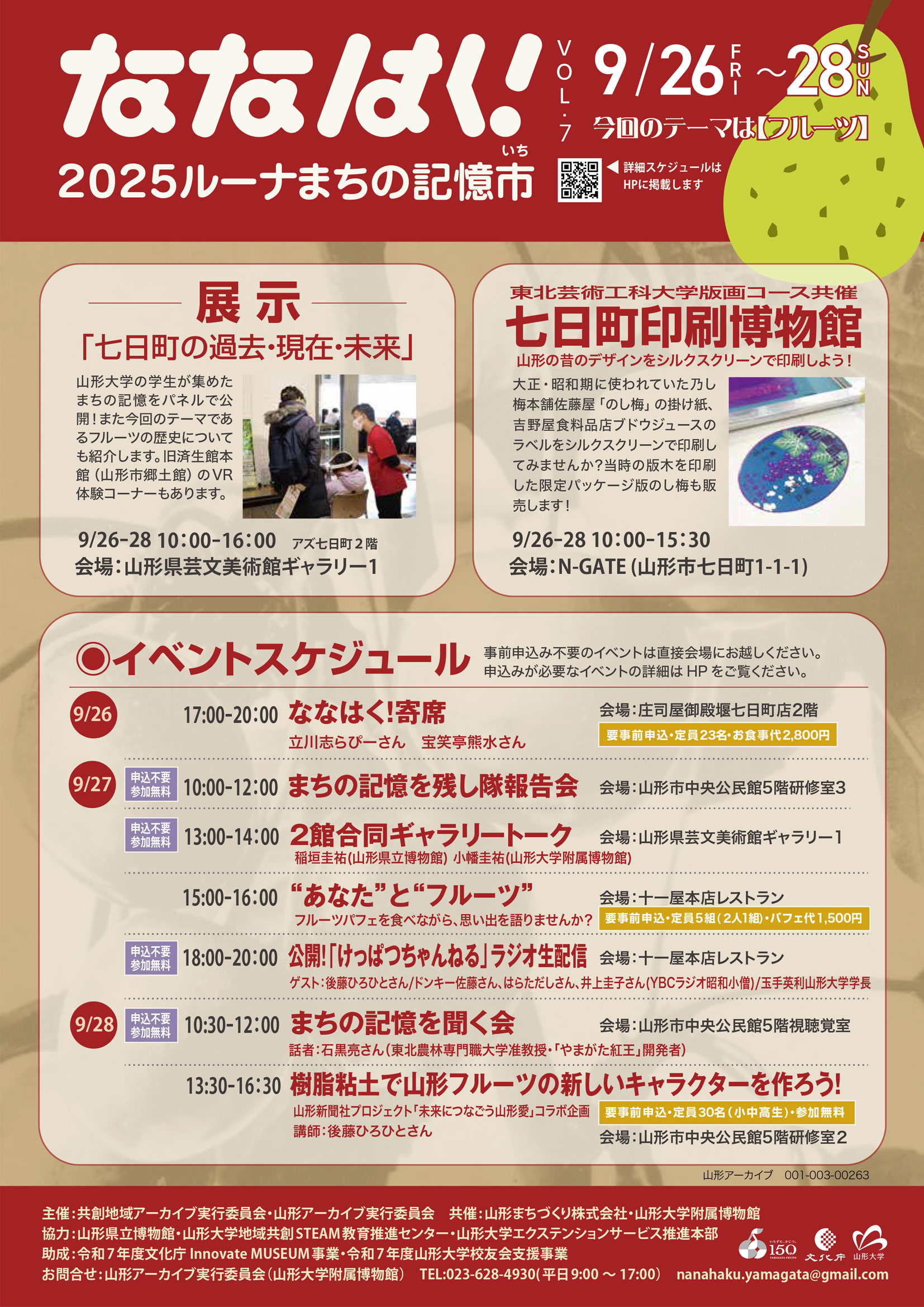 ななはく2025ルーナ　まちの記憶市